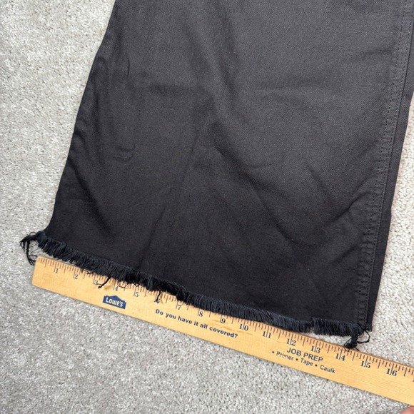 CELLO Black Flared Jeans‎ Ripped Distressed High Rise Bell Bottom Size 7 - 28 - Picture 2 of 10